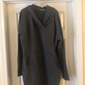 Hooded dress.  Great with leggings and boots.